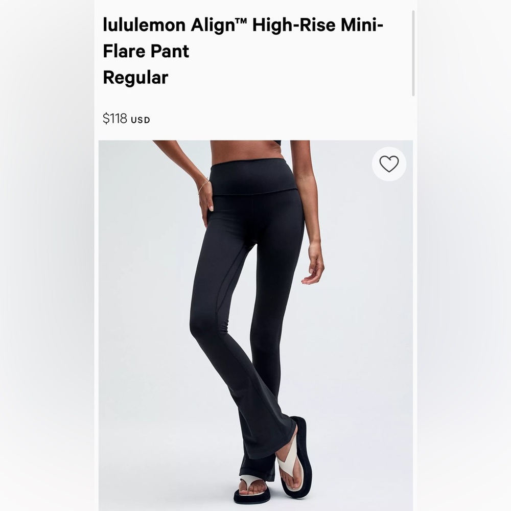 lululemon Align High-Rise Mini-Flare Pant Regular
